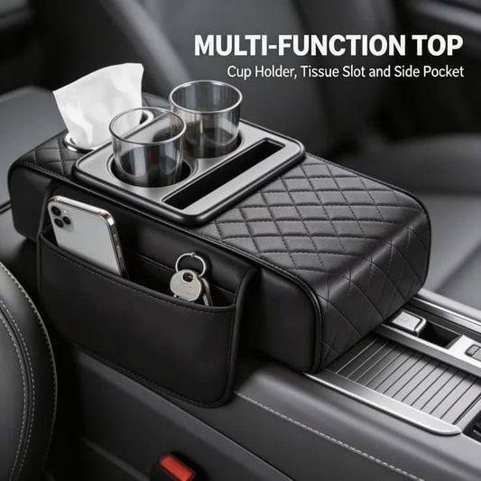 5 in 1 Universal Fit Car Armrest Console Cushion