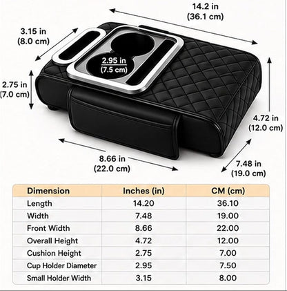 5 in 1 Universal Fit Car Armrest Console Cushion